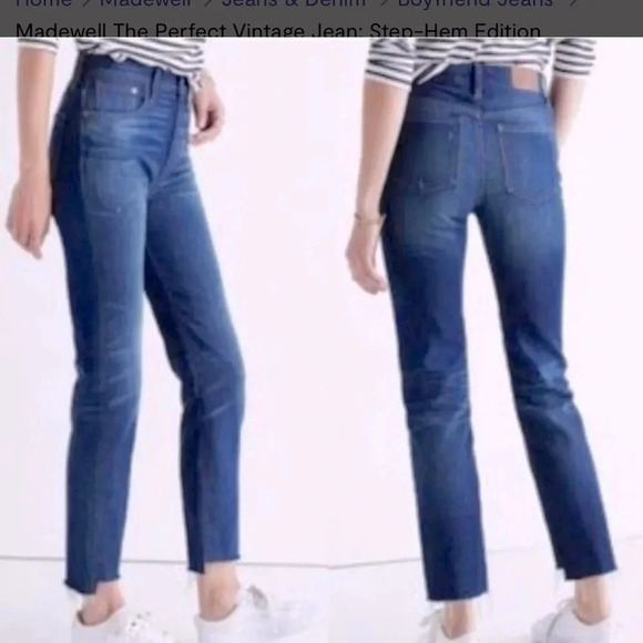 MADEWELL The perfect vintage Jean , step hem edition Size 26 - Picture 2 of 13